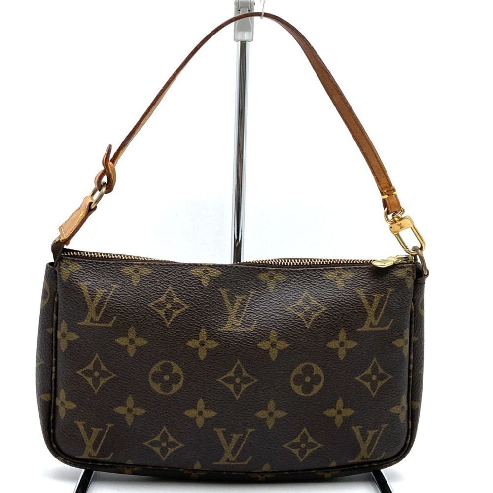 LOUIS VUITTON Brown Monogram Pochette Pouch - Picture 4 of 8